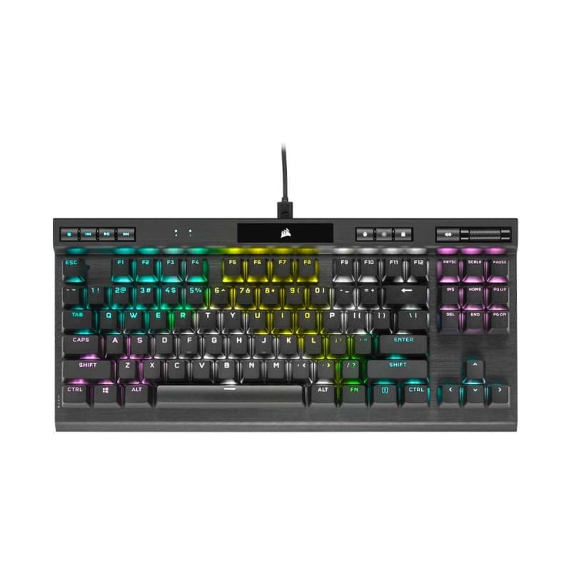 Corsair K70 RGB TKL Champion Series Tenkeyless Mechanical Gaming Keyboard  Cherry MX Speed